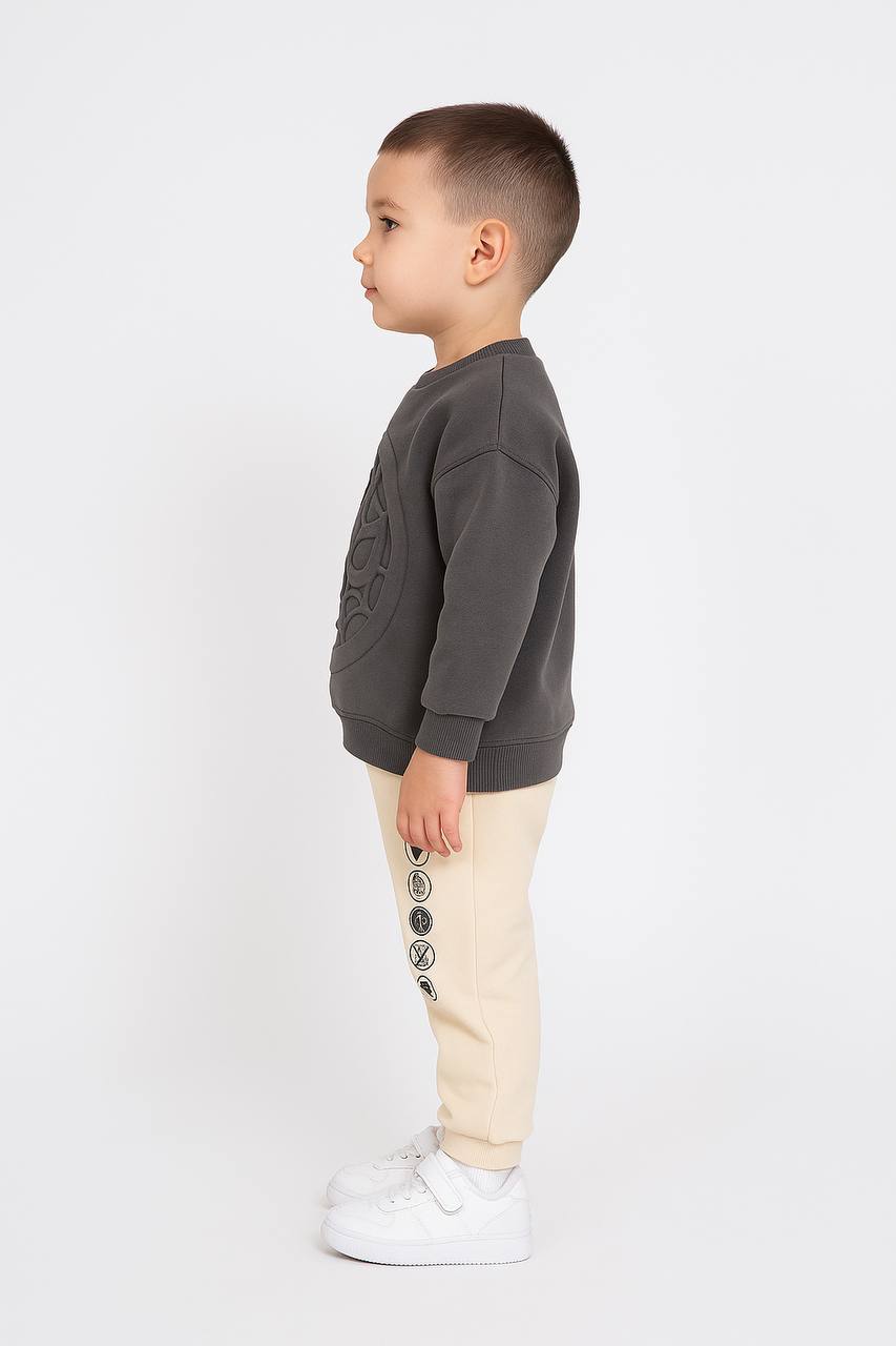 Boys Marvel Set Top Cotton and bottom fleeced image 1