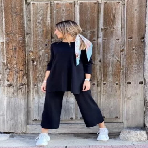 Flare Sweater and Pants Set image 0