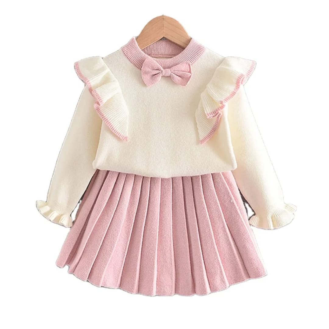2 pieces Little Girl Triko Set - Skirt image 0