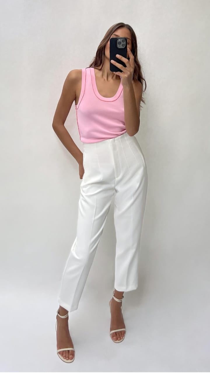Zara Cut white pants image 0
