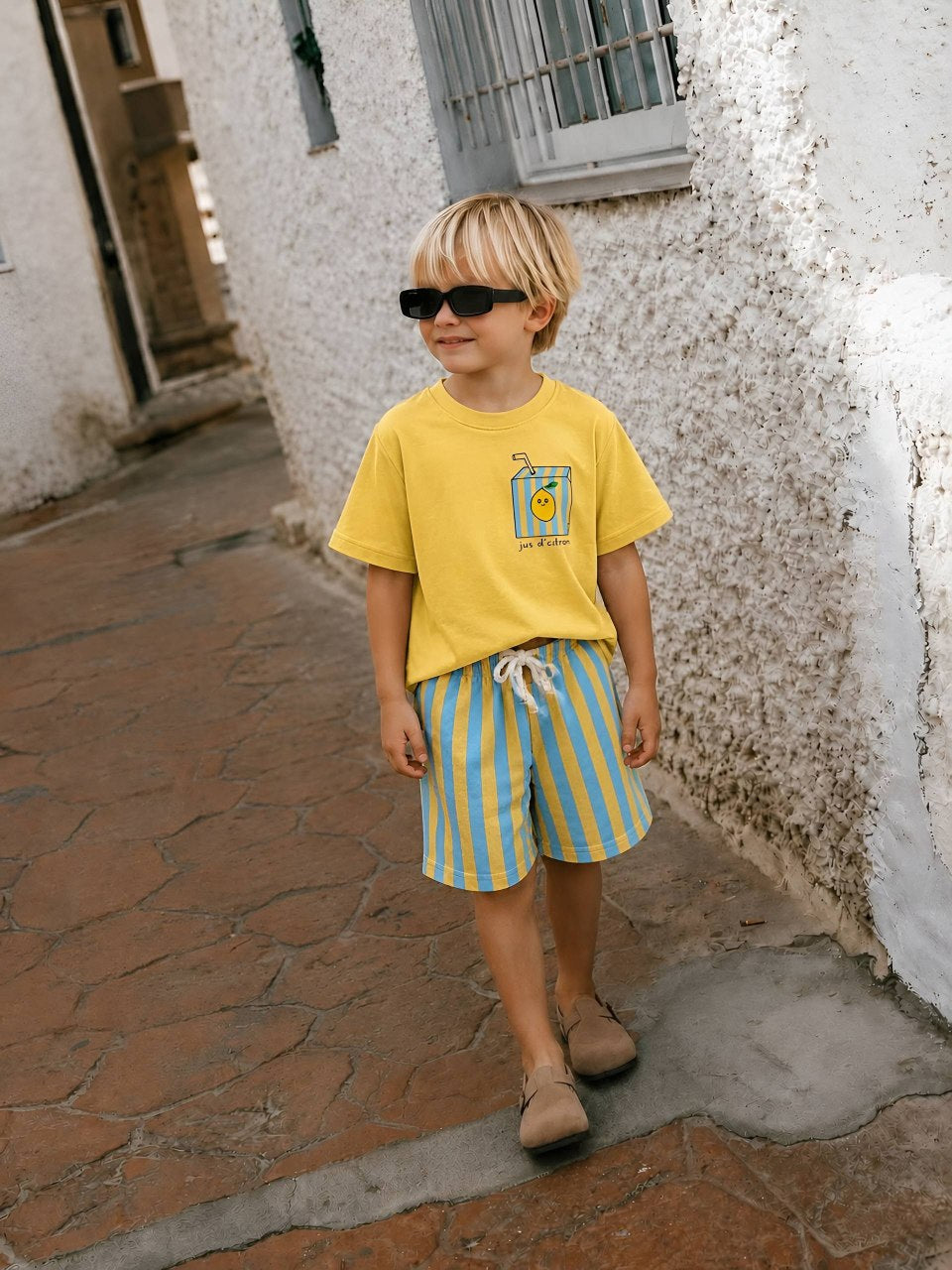 Baby & Toddler 2-piece Boys' Yellow t-shirt and Shorts