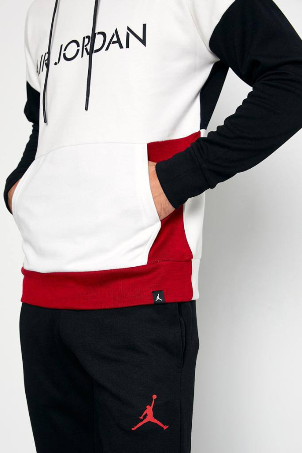 "Air Jordan" Drawstring Hoodie & Sweatpants image 2