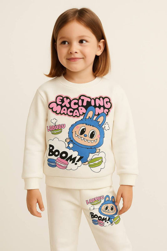 LABUBU Girls’ Off White Set image 0