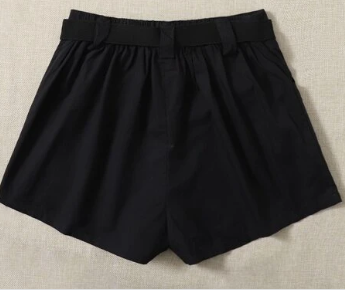 Push Buckle Belted Shorts image 2