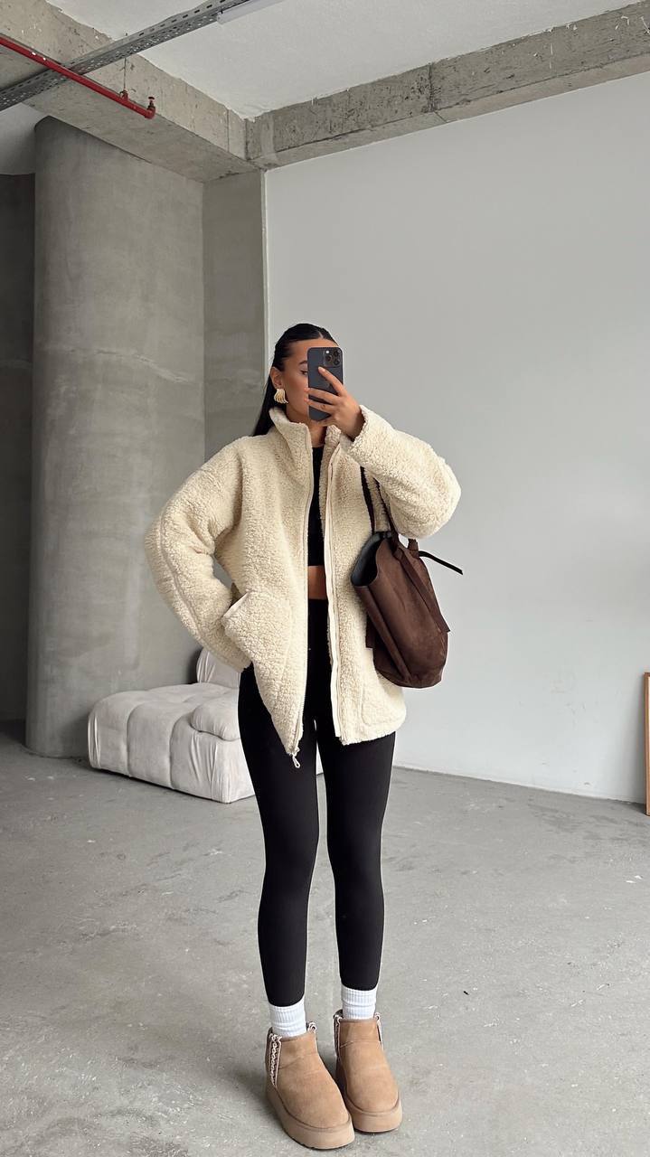 Teddy Jacket Women Fluffy image 1