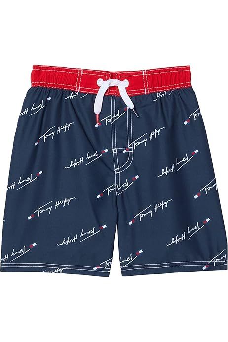 Tommy Hilfiger Boys Swim Tommy Hilfiger Logo Script Swim Trunks image 0