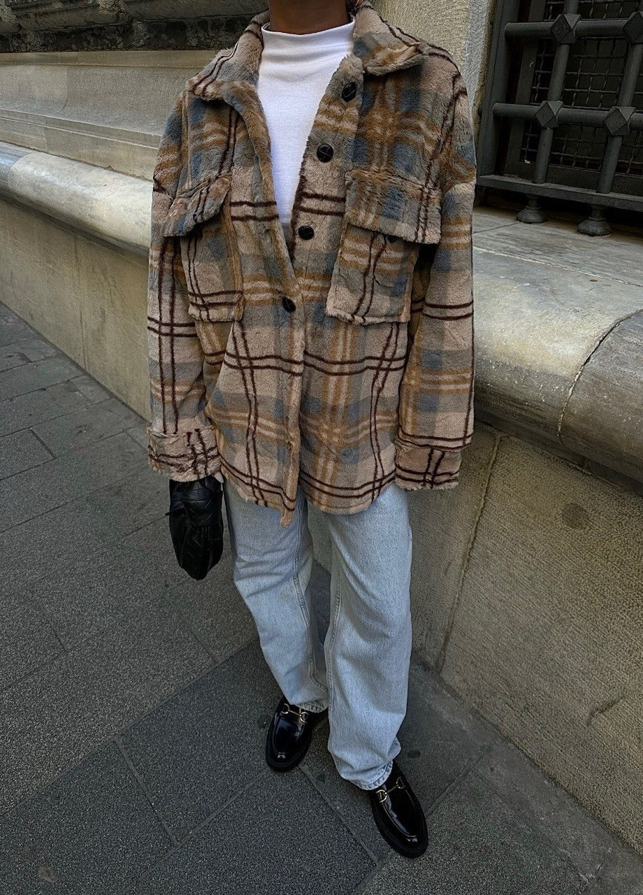 Plaid Faux jacket image 0