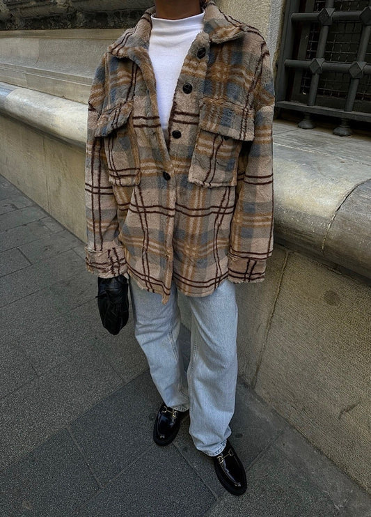 Plaid Faux jacket image 0