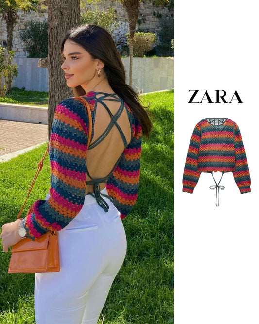 Zara Knitted top image 1