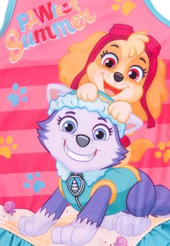 Girls Paw Patrol Swimsuit 1 piece - Girls Skye & Everest Swimwear image 1