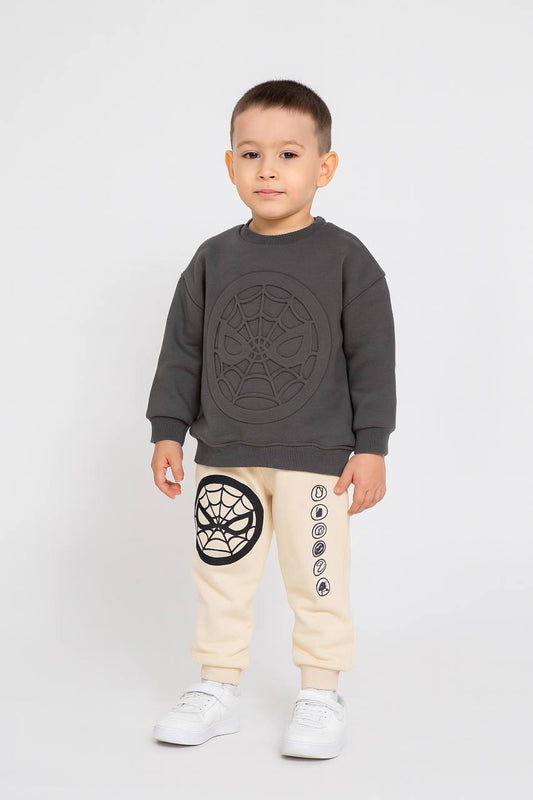 Boys Marvel Set  Top Cotton and bottom fleeced image 0