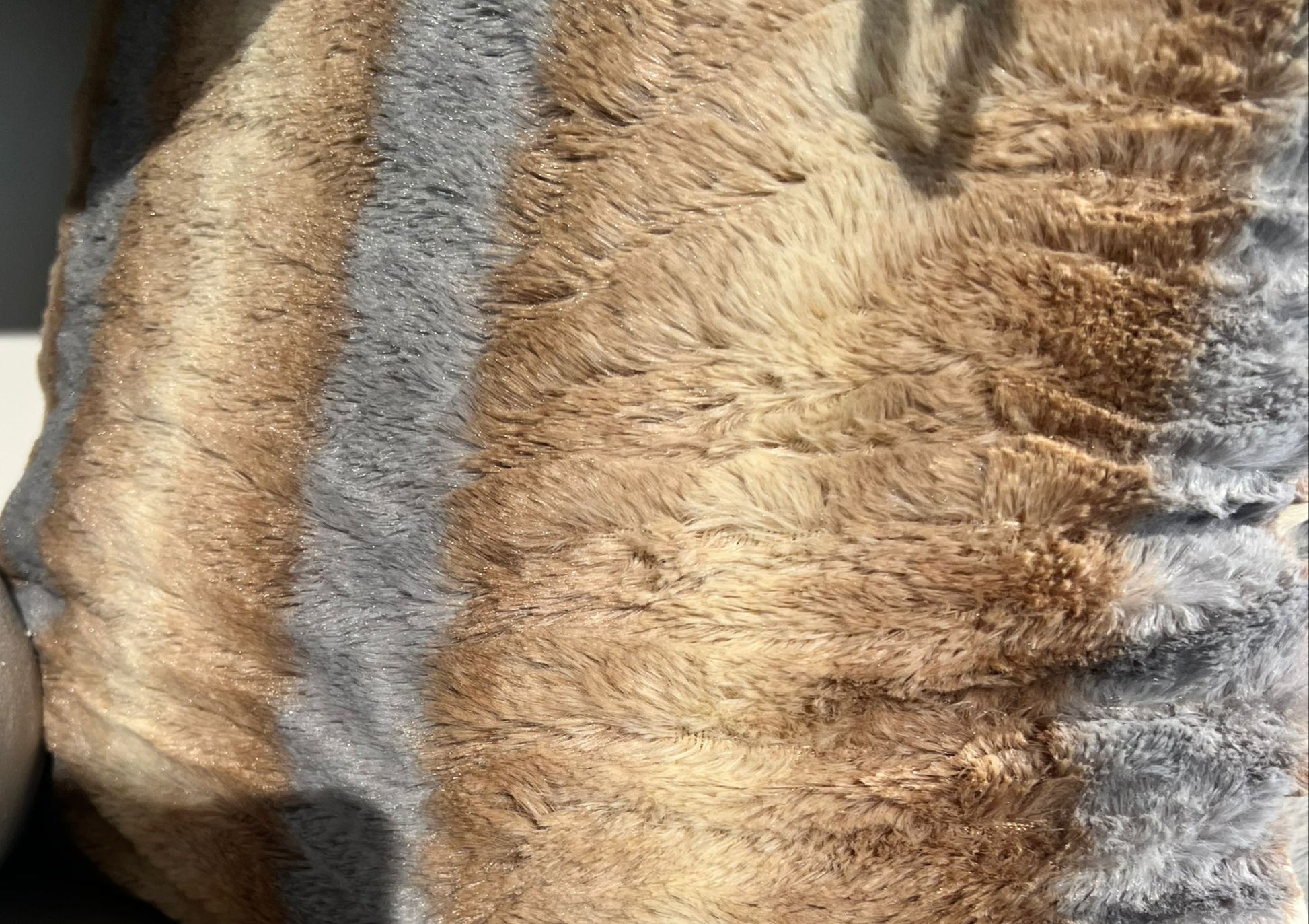 Fur pillow colored image 1