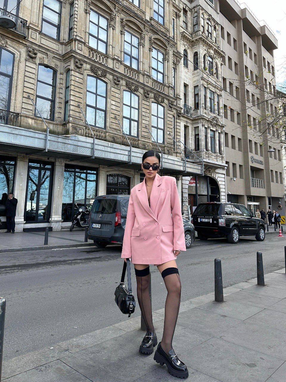 Long classic blazer dress<span> - </span>X-Large image