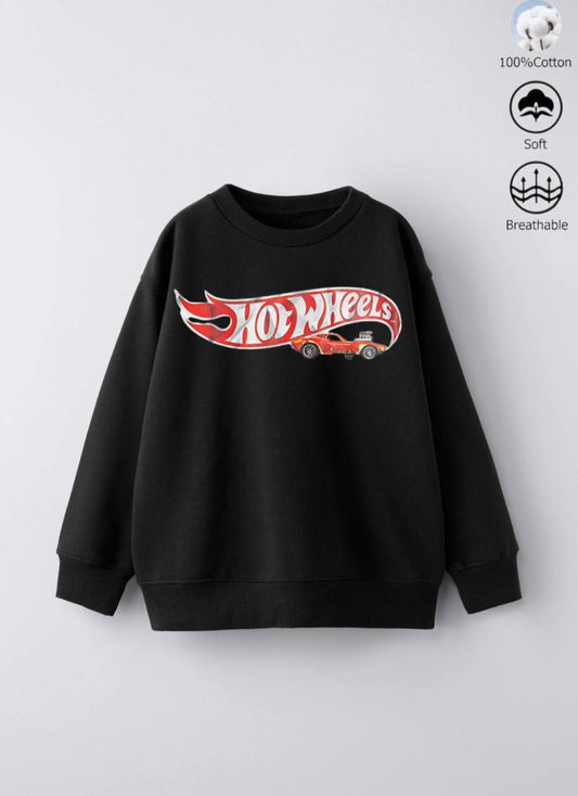 Hot Wheels Boys Hoodie - 3 cotton thread image 0