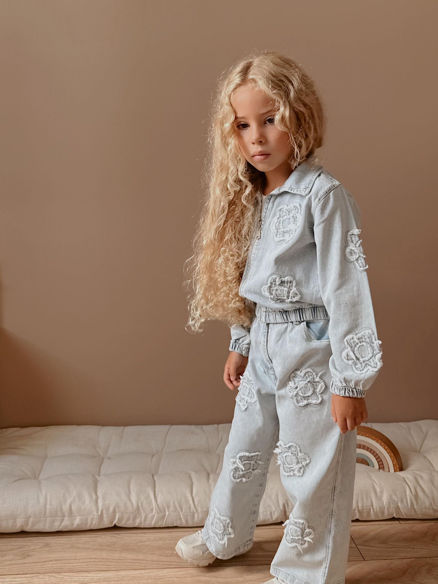 Girls Jeans Denim Set - Jacket & Pants image 1