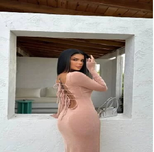 Pencil Salmon Dress image 0