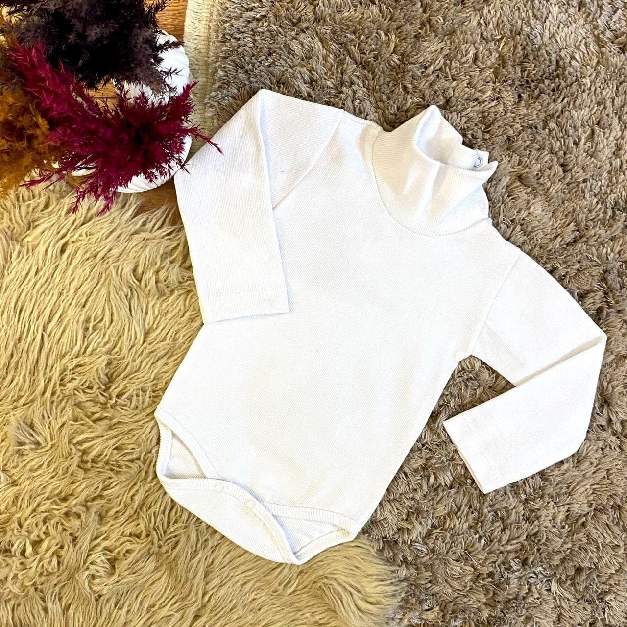 Wool Bodysuit<span> - </span>12-15, White image