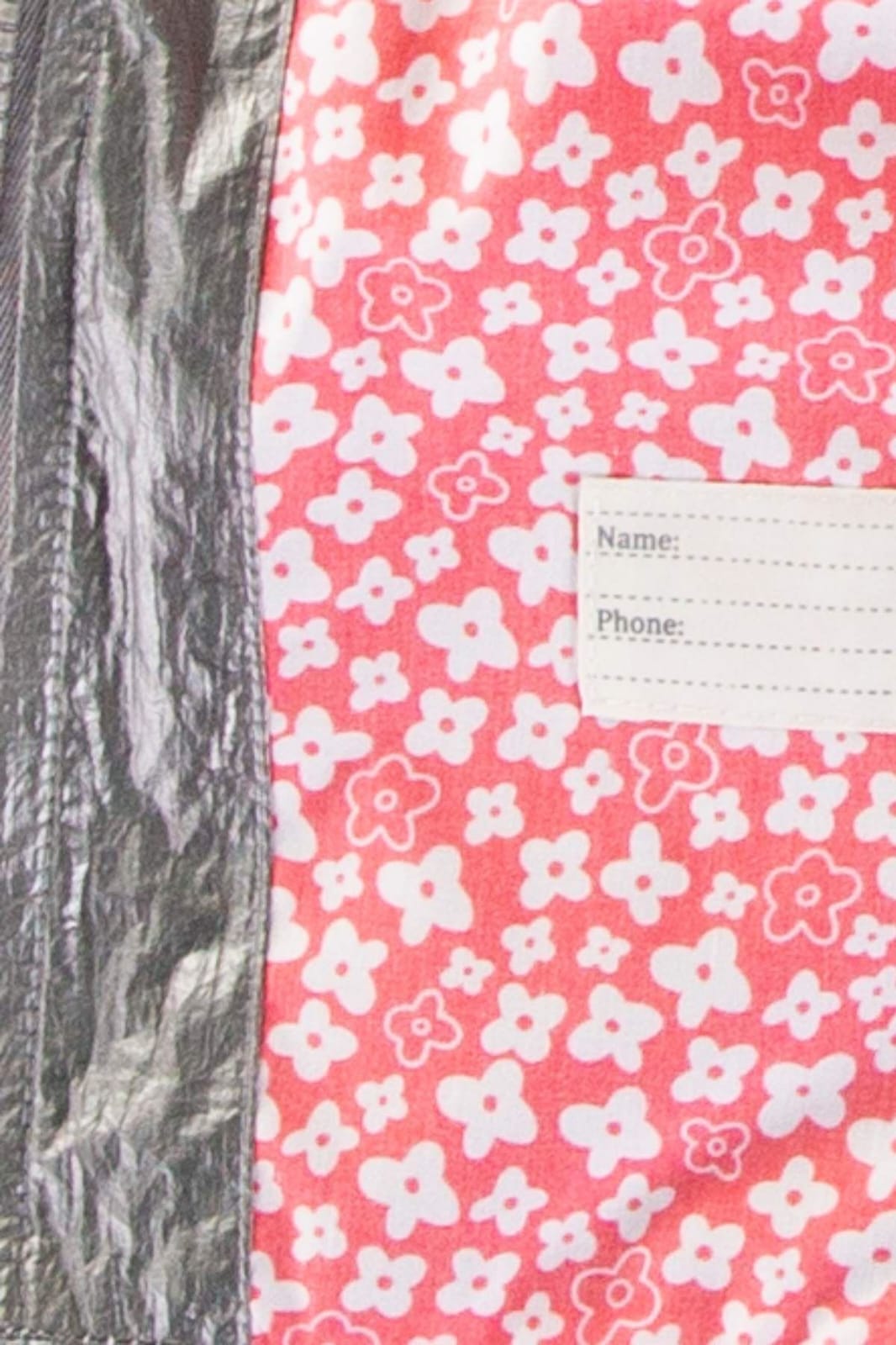 Title: 1-5 Years Old Cat Flower Repellent Girl Raincoat - Smoke image 1