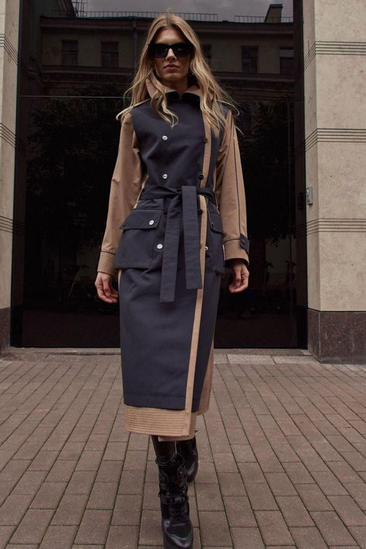 Button Up Belted Coat image 0