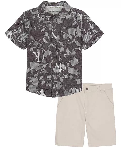 Calvin Klein Boys' Set Shorts and Blouse image 1
