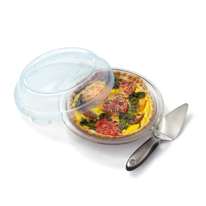 OXO 9-in Pie Plate with Lid image 2