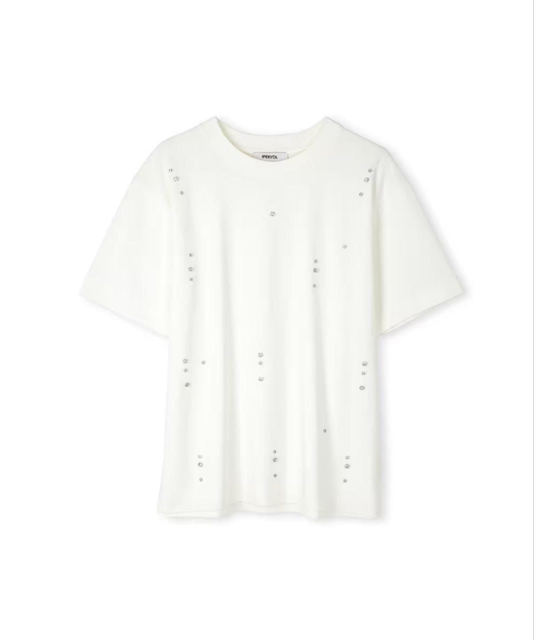 Relaxed Fit T-shirt with beads image 2