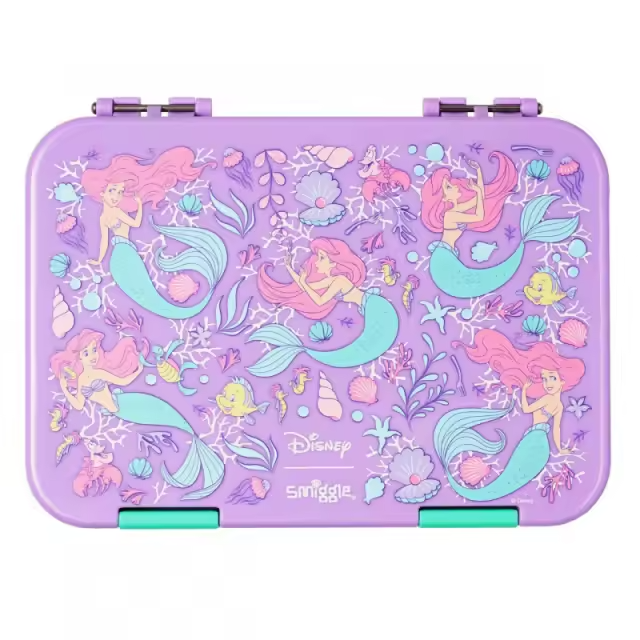 Smiggle Disney Mermaid hard shell lunch box