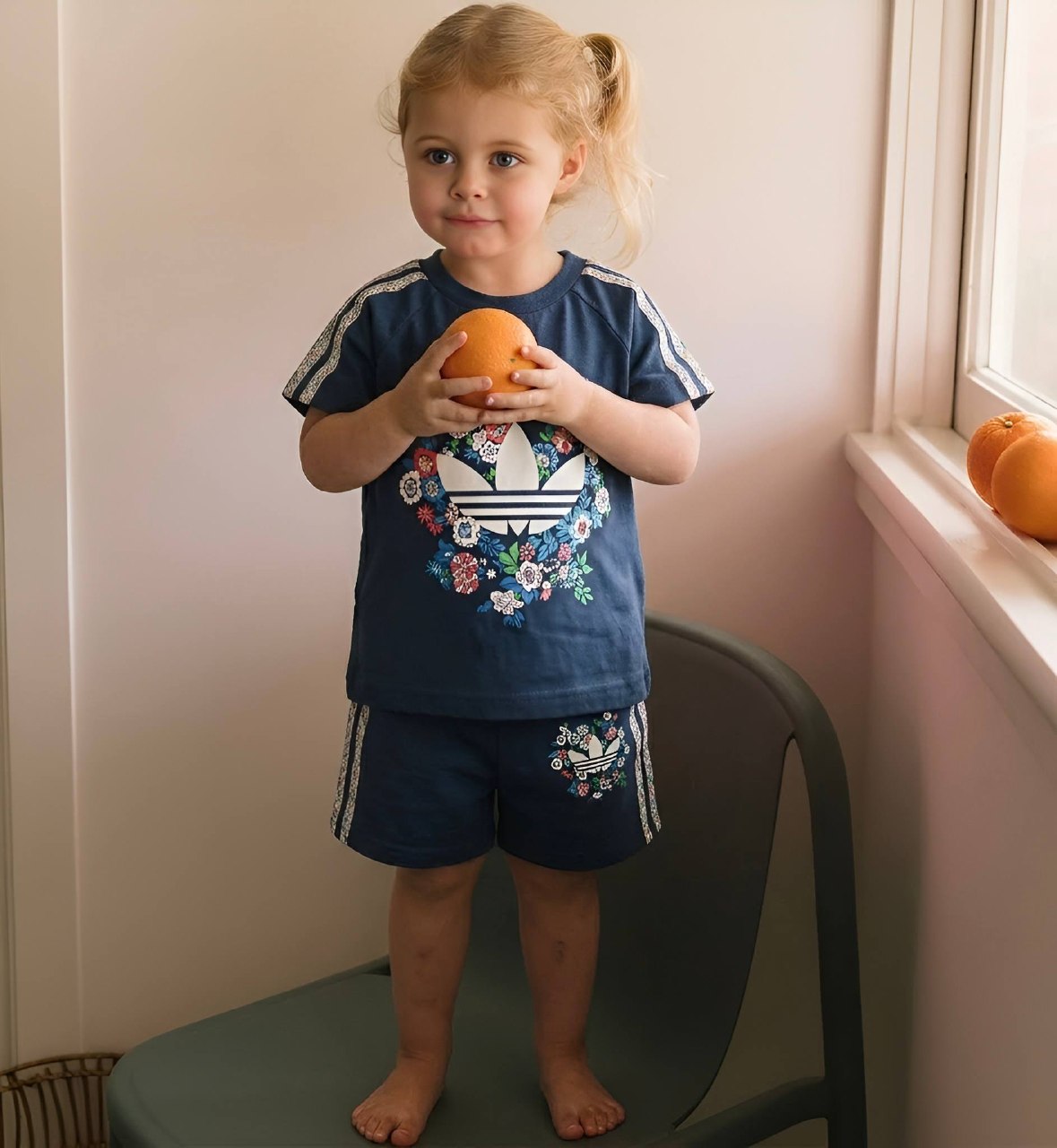 Originals x Liberty London Shorts and Tee Set Infant