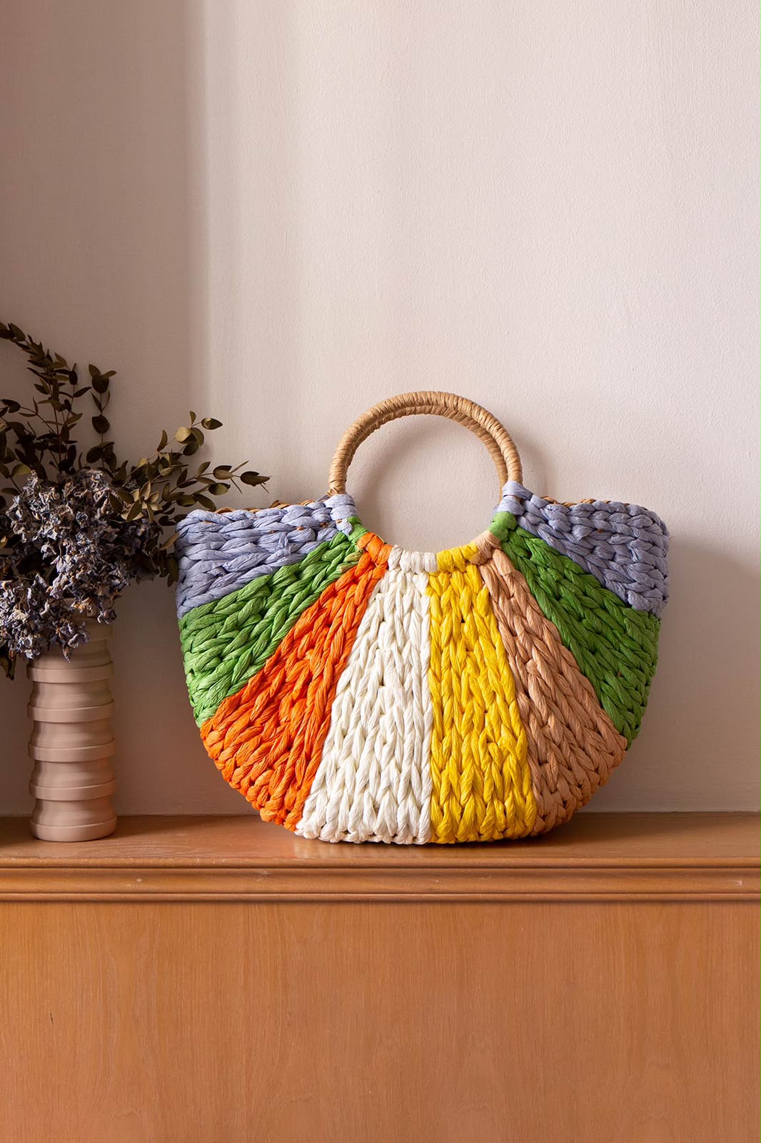 Bohemian Colorful Woven Bag