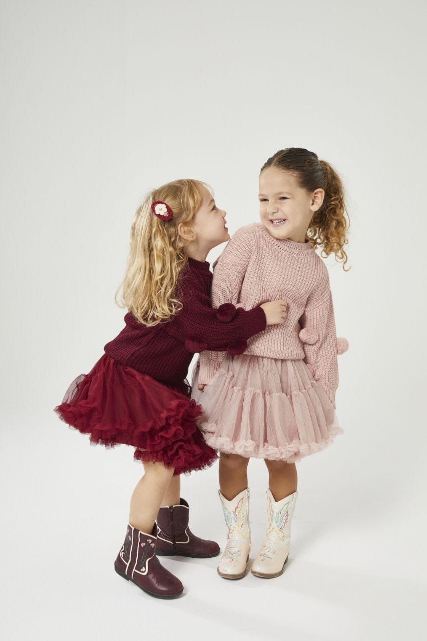 Tutu Skirt + Sweater - Ponpon triko