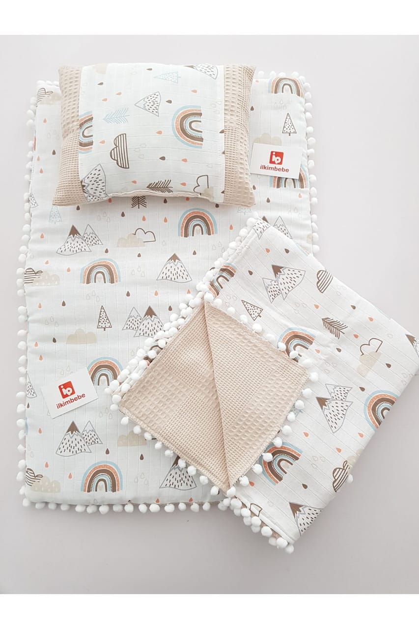 Baby Muslin blanket and changing pad se t