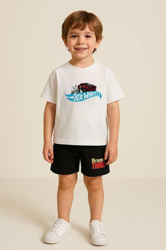 Hot Wheels Boys Summer Outfit