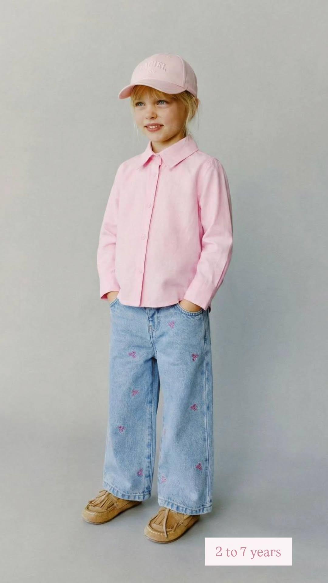 Pink Chemise Collar Blouse