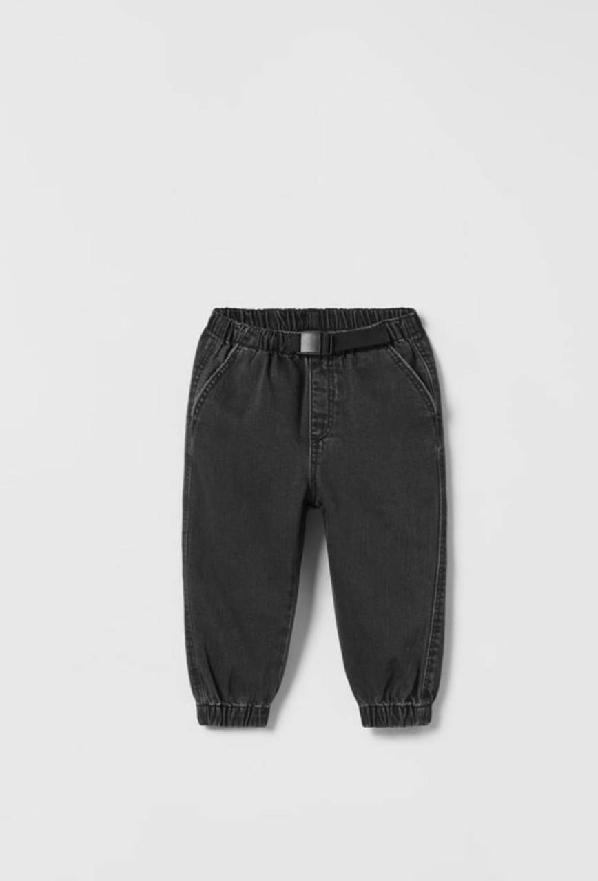 Boys Jeans Denim Joggers Elastic Waist