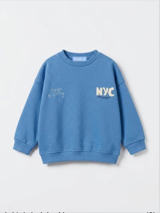 Kids NYC Sweatshirt Blue