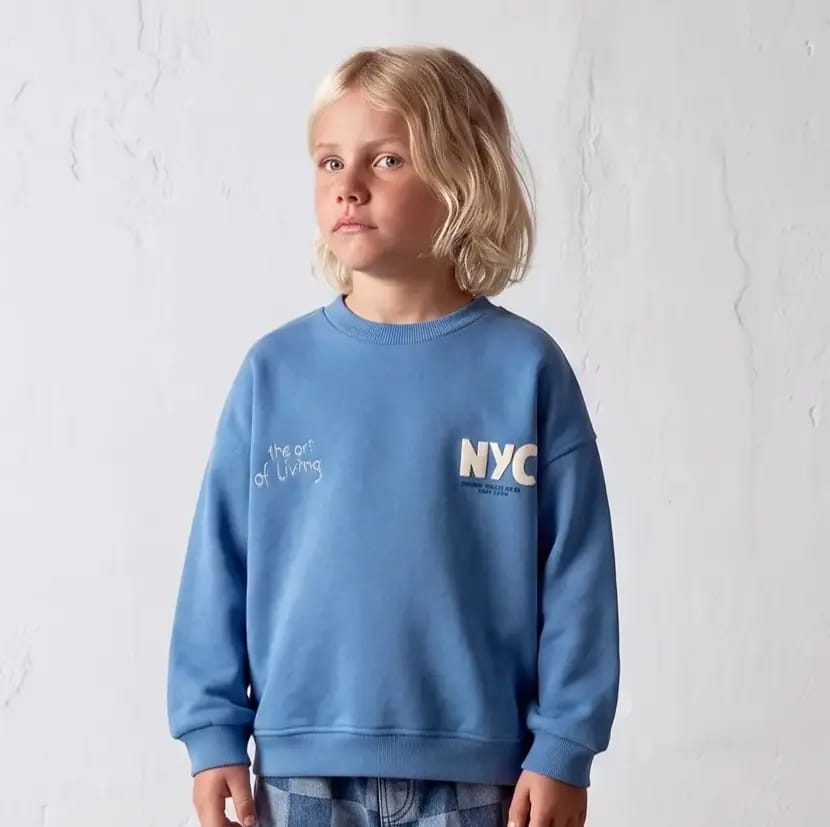 Kids NYC Sweatshirt Blue