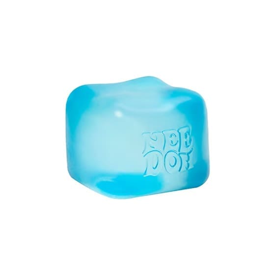 Nee Doh Squishy Cube - Blue & Purple