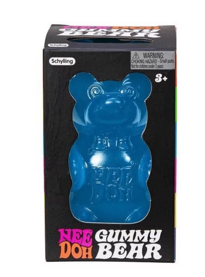 Nee Doh Gummy Bear - Blue & Purple