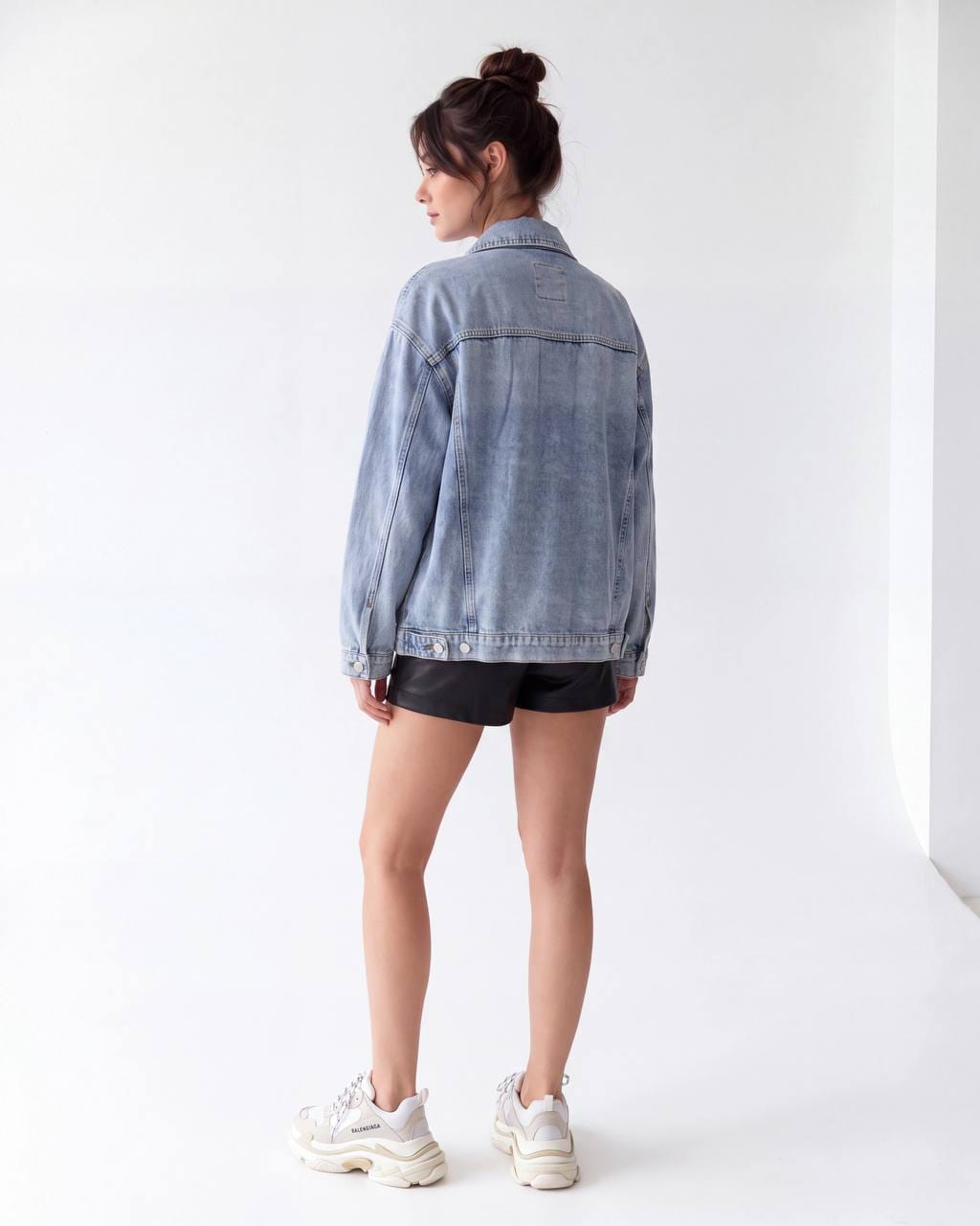 Women’s Light Blue Oversized Denim Jacket