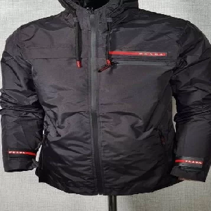 Black Zip Up Hooded Jacket image 0