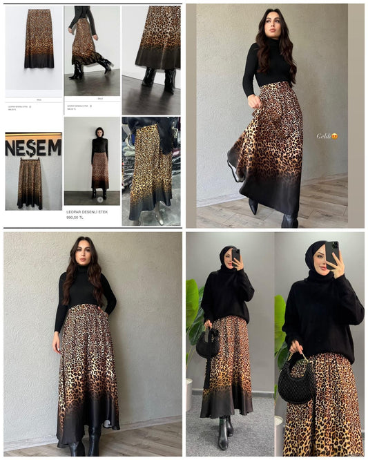 Leopard Maxi Skirt image 0
