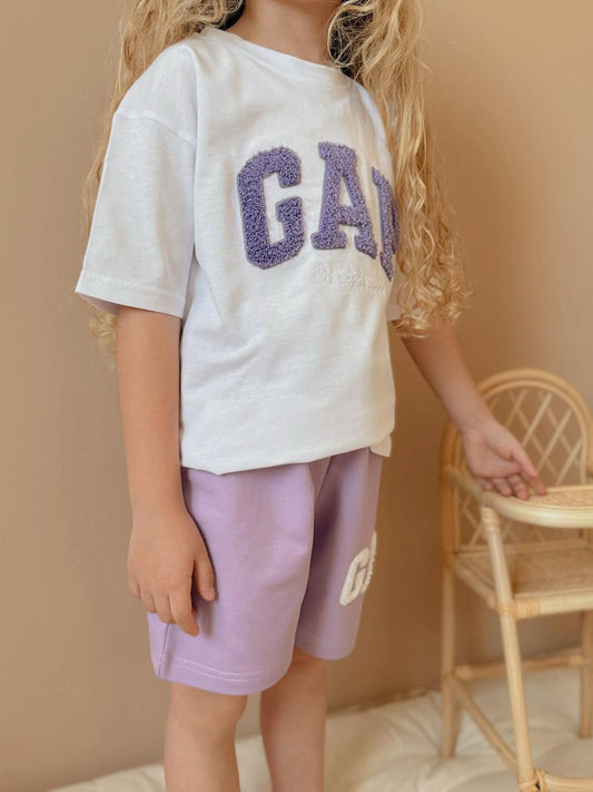 GAP cotton Girls set - T-shirt & shorts image 0