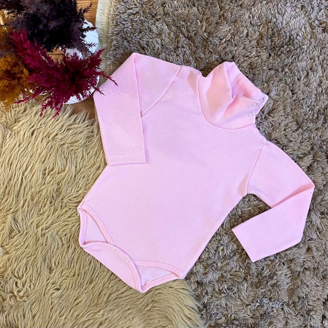 Wool Bodysuit<span> - </span>6-9, Pink image
