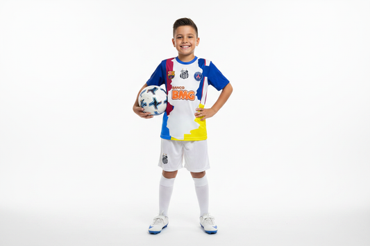 Boy wearing Neymar JR Champions League Kit