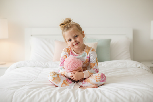 Burt's Bees Girls' Ice Cream Pajama Set
