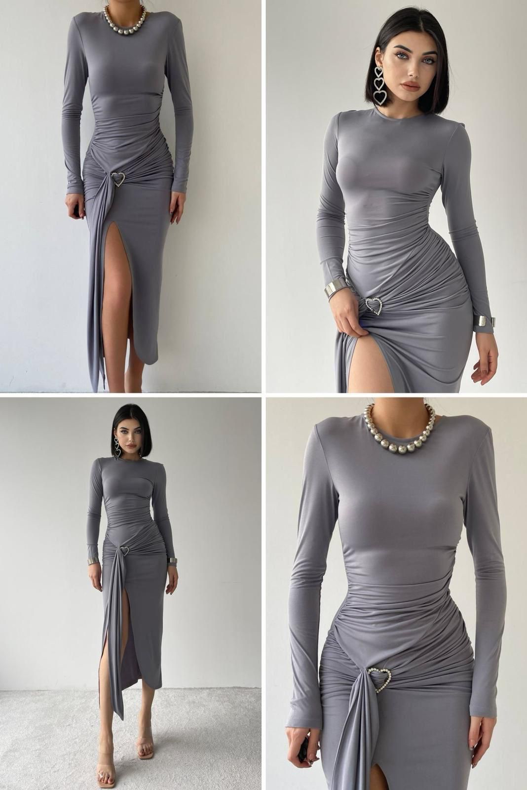 Elegance in Gray Dress image 0