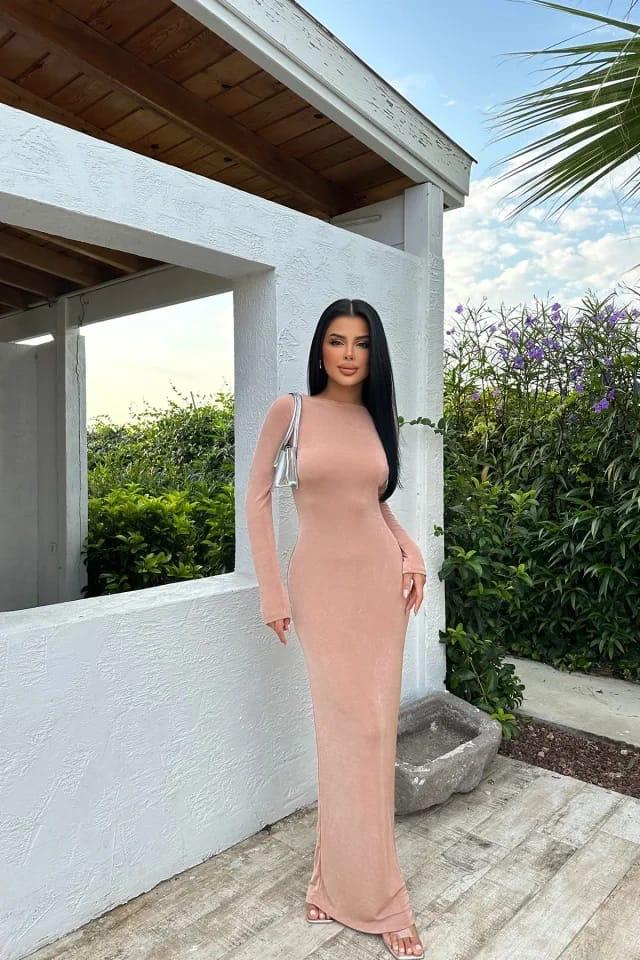 Pencil Salmon Dress image 1