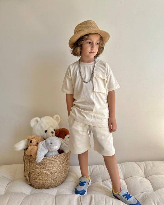 Toddlers' Boys 2 Pieces outfits - Beige image 0