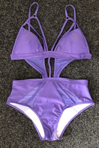 Cutout Strappy One Piece Swimsuit image 2