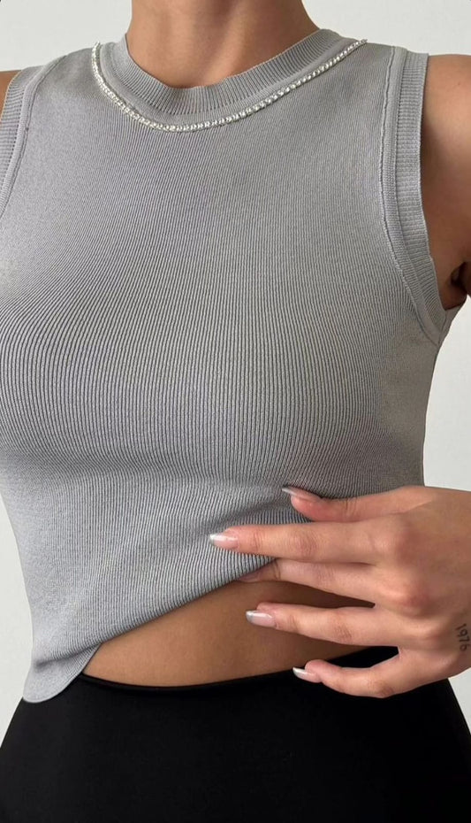 Blouse with Jewelled Collar image 0